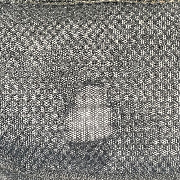 VTG 90s Y2K Mudd Black Messenger Bag Crossbody Canvas Pockets School Goth Defect - Picture 3 of 14